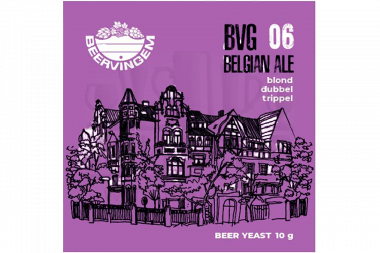 Дрожжи Beervingem для бельгийского пива "Belgian Ale BVG-06", 10 г